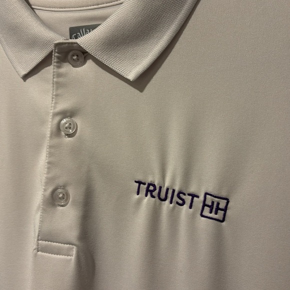 Callaway Mens Polo Shirt with Truist logo Large - Picture 2 of 5
